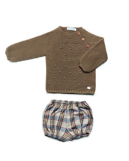 CONJUNTO PANTALON CUADROS BODOQUES. JULIANA